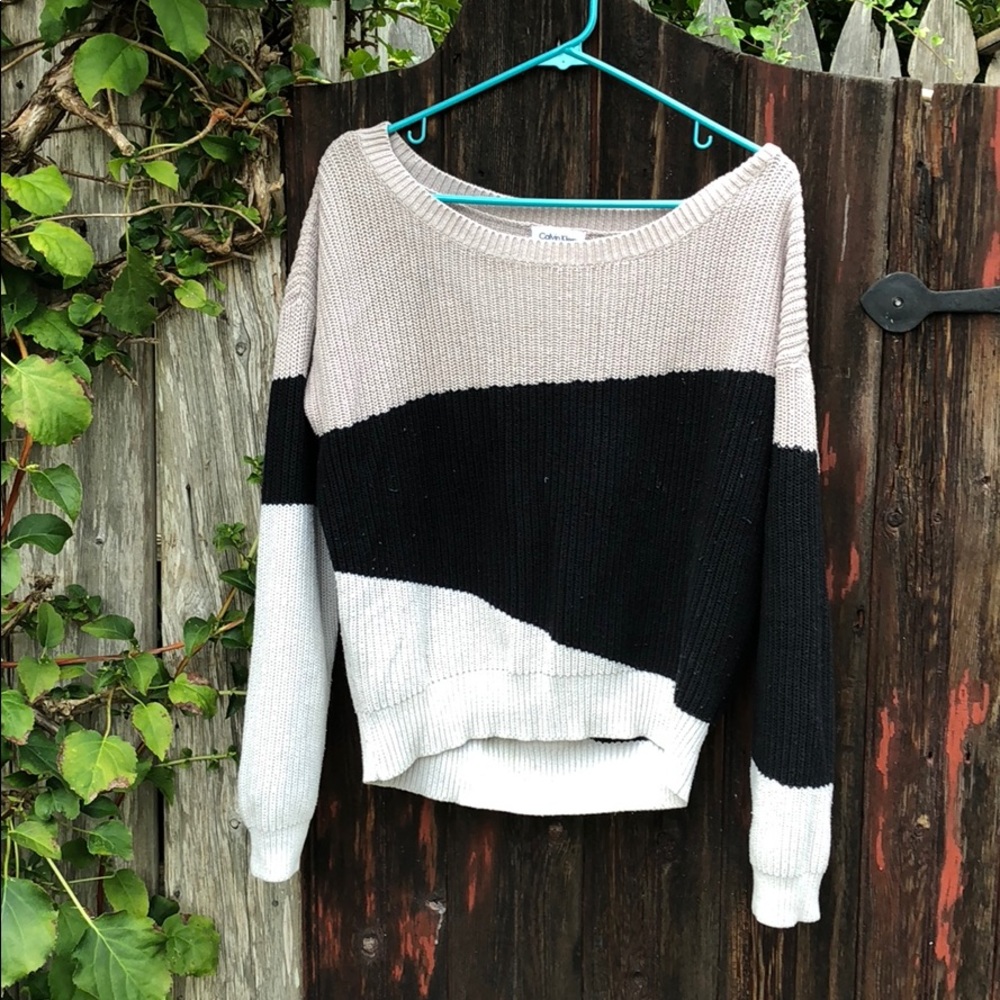 Calvin Klein block party  slouchy sweater
